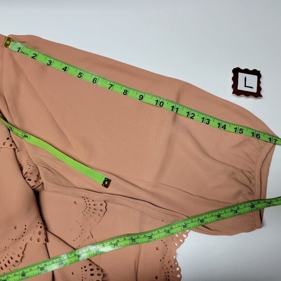 TAN Brown Caramel Blouse Top,various Sizes M, L- NEW - Picture 13 of 16